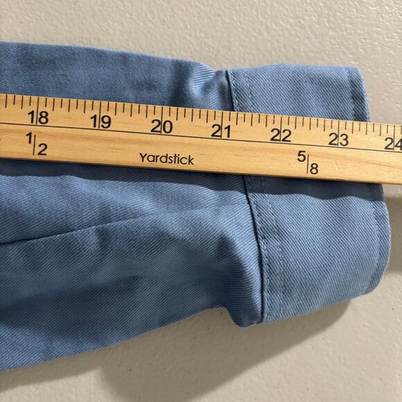 Bulwark Button Down Protective Apparel Men Size XL Blue Flame Resistant Shirt* - Picture 8 of 13